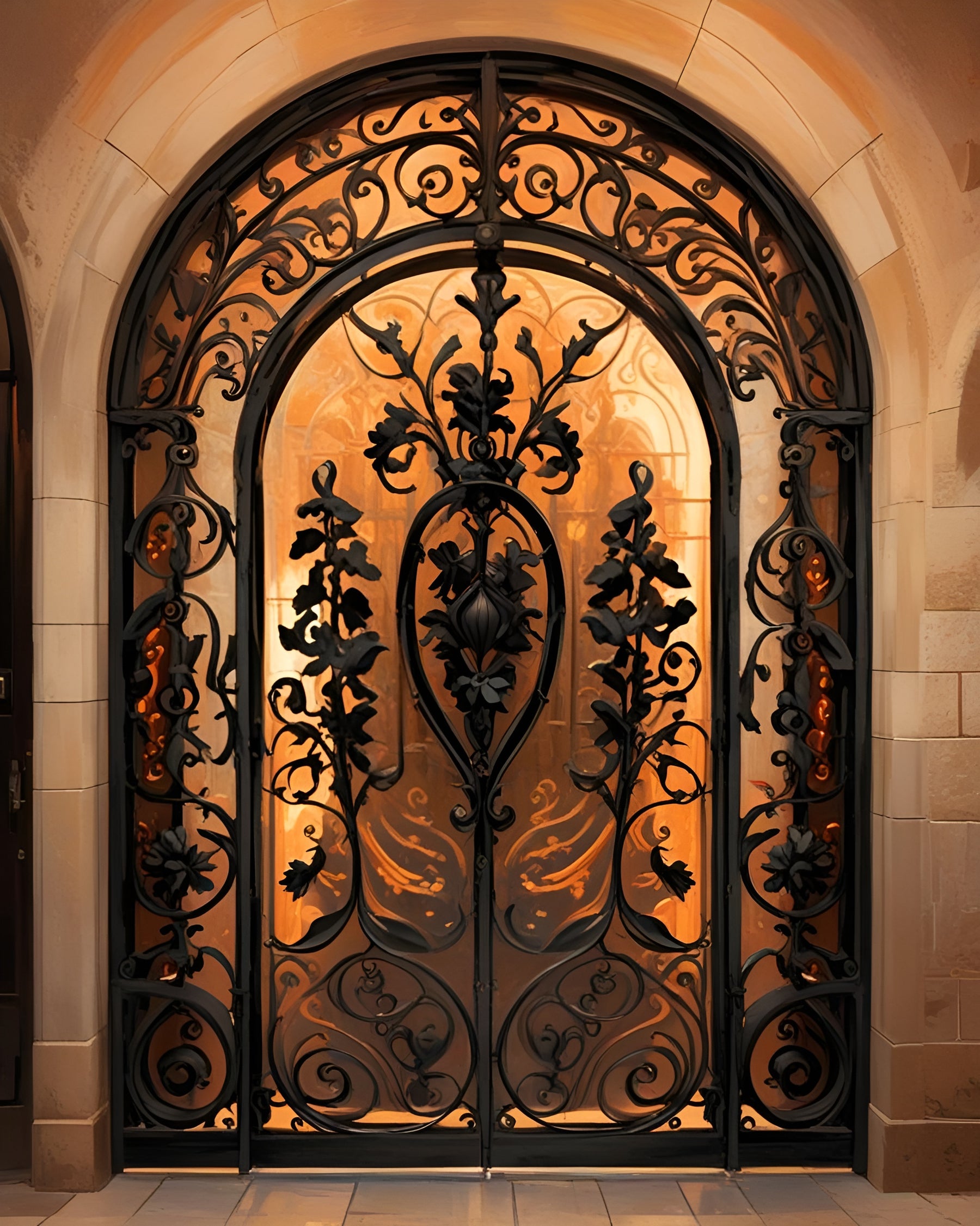 wrought iron home decor 