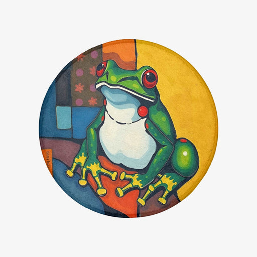 Round Rug - Pebble Frog