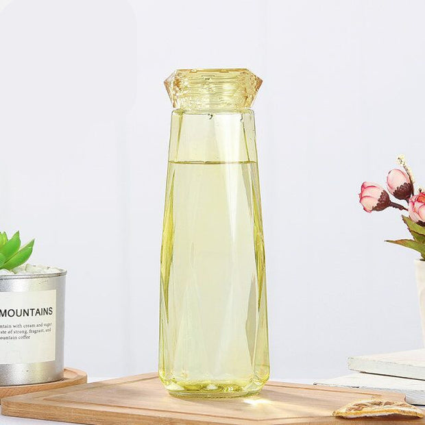 Prism Glass Bottle - Light Woven in Water