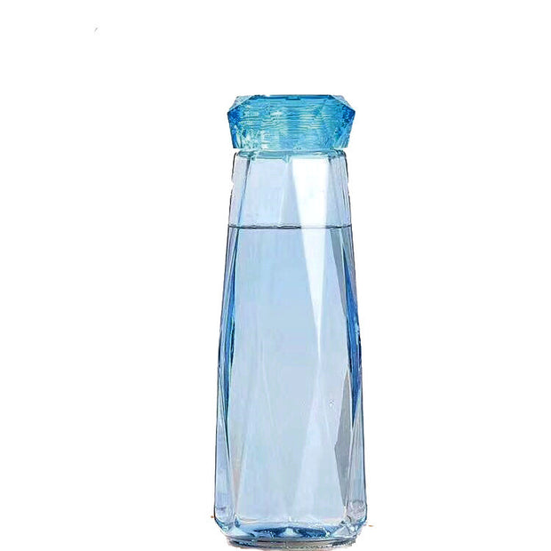 Prism Glass Bottle - Light Woven in Water
