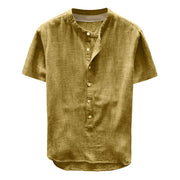 Men’s Short Sleeve Cotton Shirt – Horizon Fold