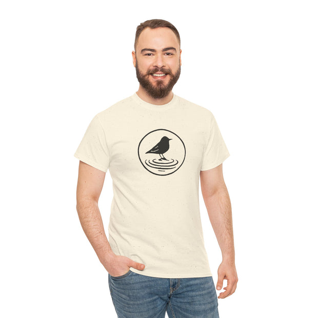 Black Bird Graphic Tee - Nature Lover Shirt