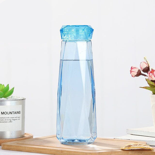 Prism Glass Bottle - Light Woven in Water
