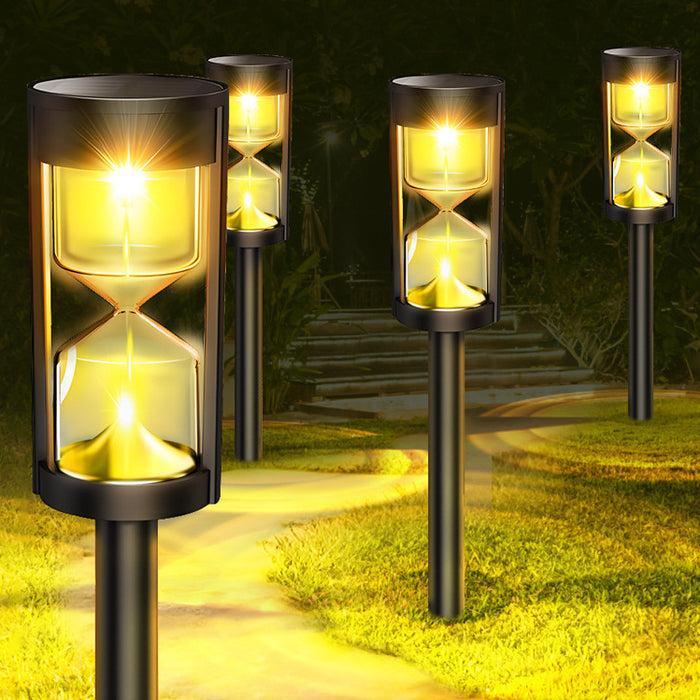 Solar Hourglass Lawn Lamp