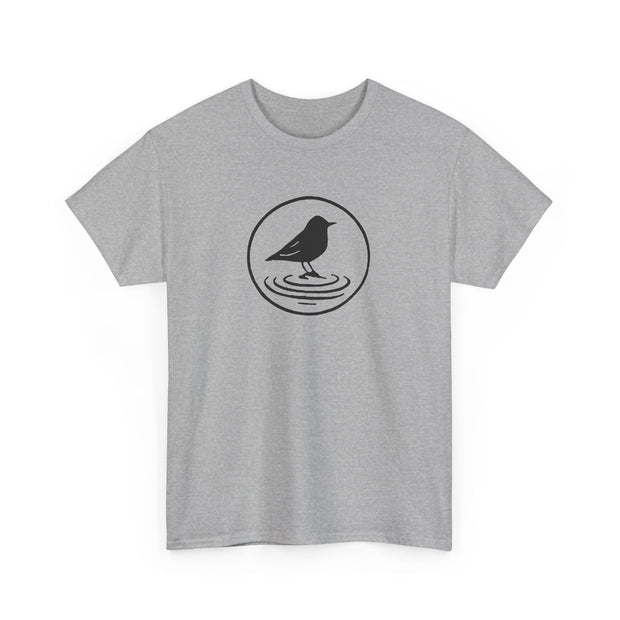 Black Bird Graphic Tee - Nature Lover Shirt
