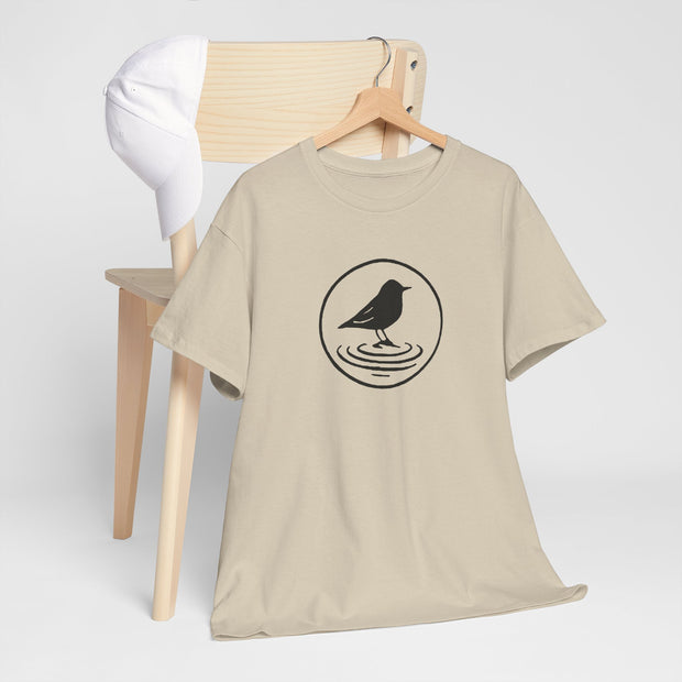 Black Bird Graphic Tee - Nature Lover Shirt