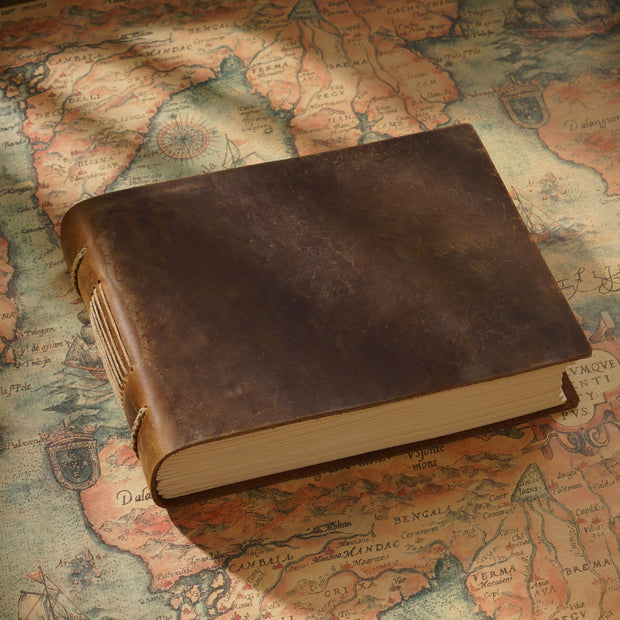 Cowhide Sketchbook – Handcrafted for Reflection