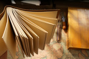 Cowhide Sketchbook – Handcrafted for Reflection