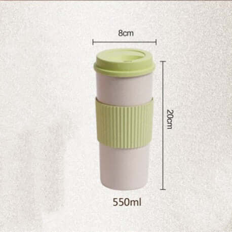 Eco-Friendly Wheat Stalk Mug - Sustainable, Durable & Stylish