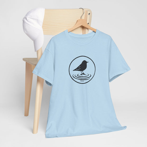 Black Bird Graphic Tee - Nature Lover Shirt