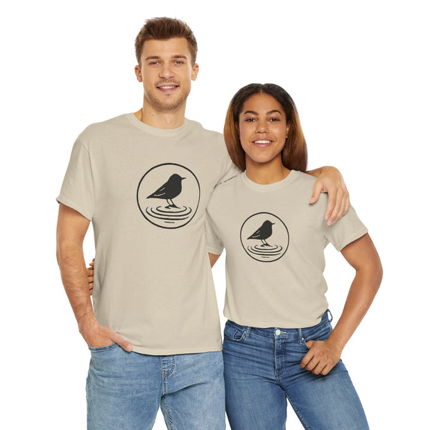Black Bird Graphic Tee - Nature Lover Shirt