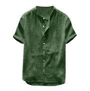 Men’s Short Sleeve Cotton Shirt – Horizon Fold