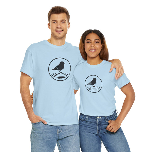 Black Bird Graphic Tee - Nature Lover Shirt