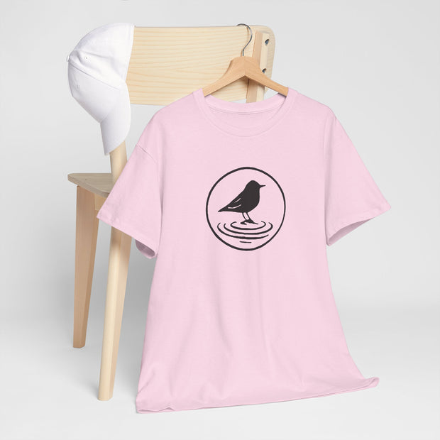 Black Bird Graphic Tee - Nature Lover Shirt