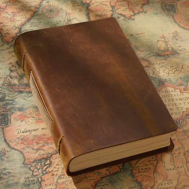 Cowhide Sketchbook – Handcrafted for Reflection
