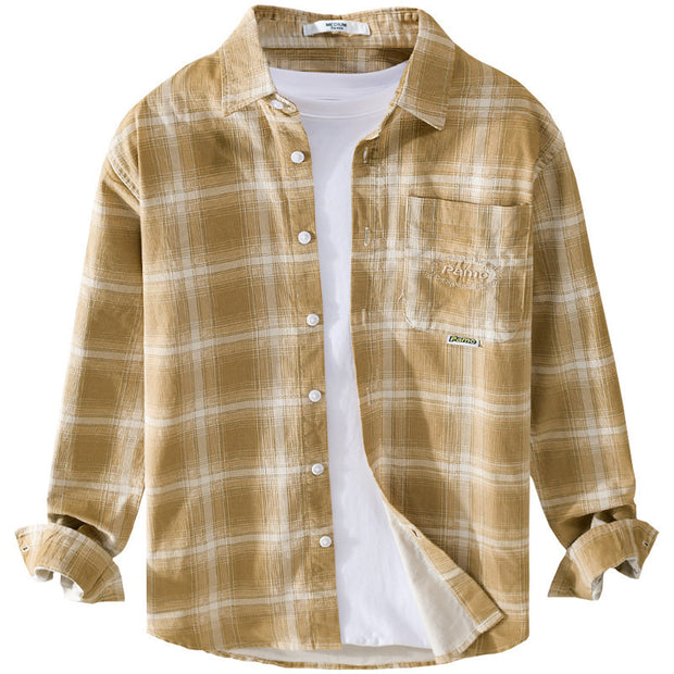 Cotton Plaid Overshirt – Timberline Drift