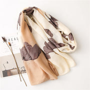 Botanical Weave Scarf – Drift & Bloom