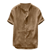 Men’s Short Sleeve Cotton Shirt – Horizon Fold