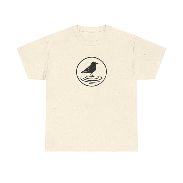 Black Bird Graphic Tee - Nature Lover Shirt