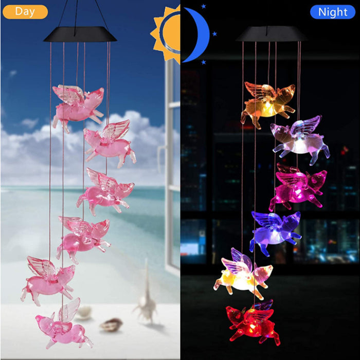 Solar LED Wind Chime