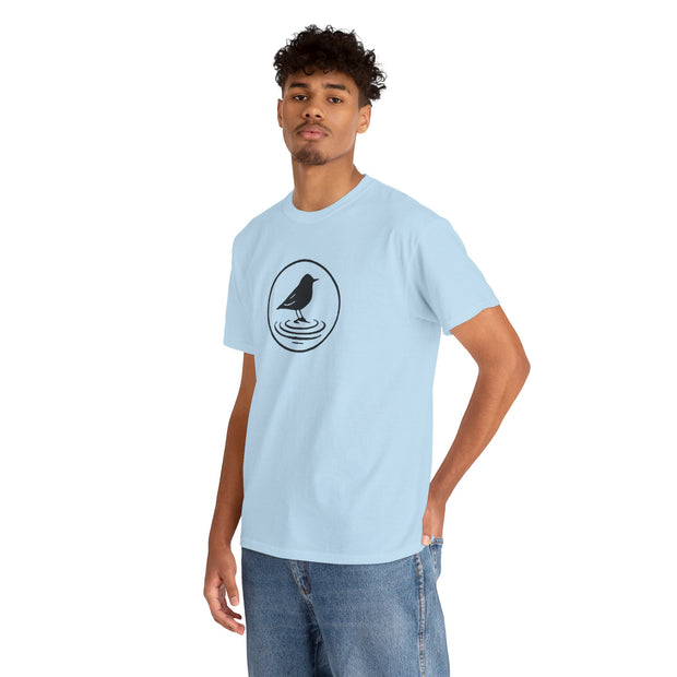 Black Bird Graphic Tee - Nature Lover Shirt