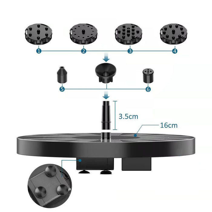 Solar Floating Mini Fountain