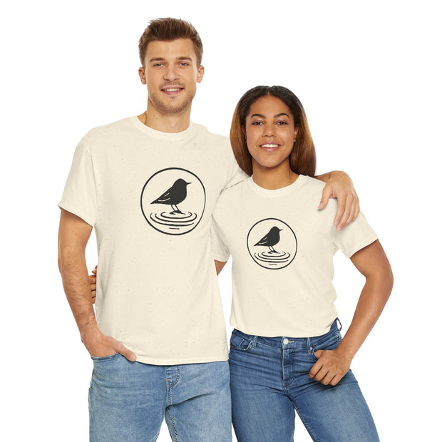 Black Bird Graphic Tee - Nature Lover Shirt