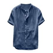 Men’s Short Sleeve Cotton Shirt – Horizon Fold