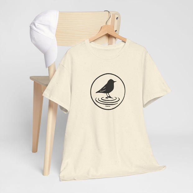 Black Bird Graphic Tee - Nature Lover Shirt