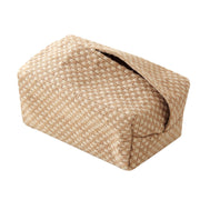 Linen Leather Tissue Box – Earthbound Elegance
