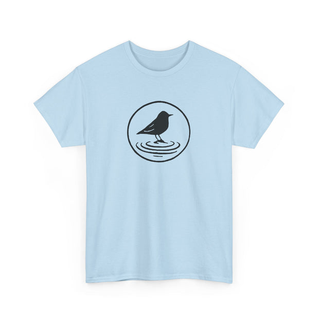 Black Bird Graphic Tee - Nature Lover Shirt