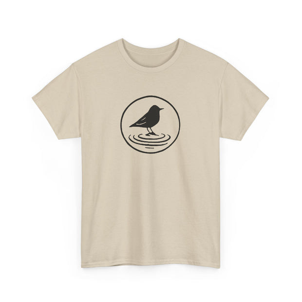 Black Bird Graphic Tee - Nature Lover Shirt