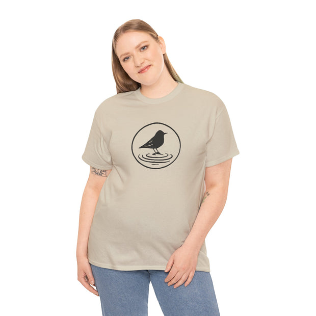 Black Bird Graphic Tee - Nature Lover Shirt