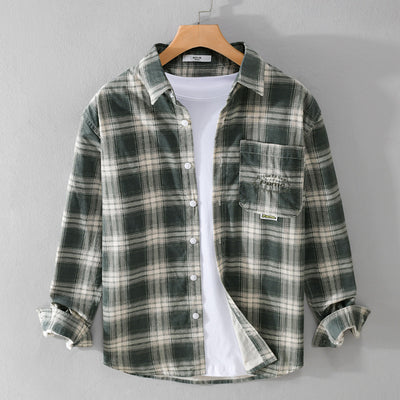 Cotton Plaid Overshirt – Timberline Drift