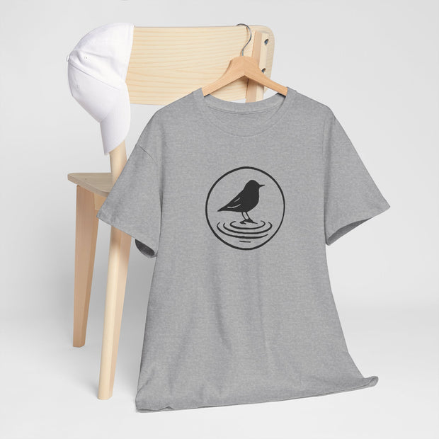 Black Bird Graphic Tee - Nature Lover Shirt