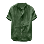 Men’s Short Sleeve Cotton Shirt – Horizon Fold