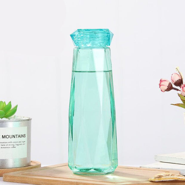 Prism Glass Bottle - Light Woven in Water