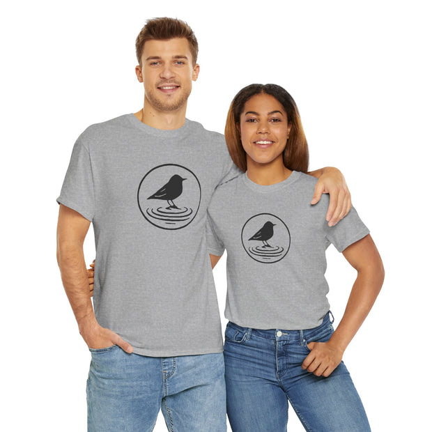 Black Bird Graphic Tee - Nature Lover Shirt