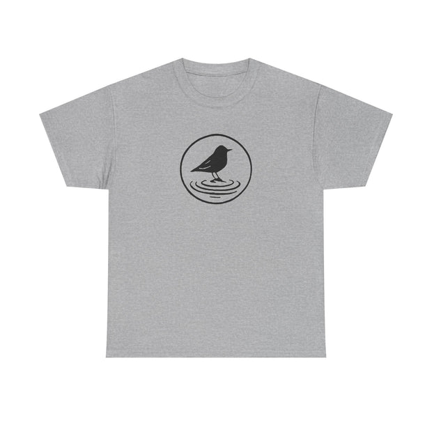 Black Bird Graphic Tee - Nature Lover Shirt