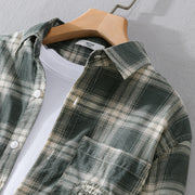 Cotton Plaid Overshirt – Timberline Drift