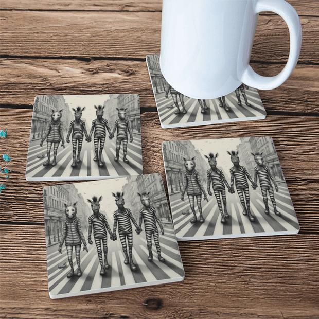 Coasters (Set of 4 PCS) - Pebble Frog