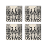 Coasters (Set of 4 PCS) - Pebble Frog
