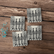 Coasters (Set of 4 PCS) - Pebble Frog