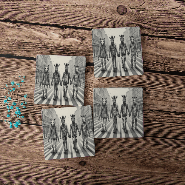 Coasters (Set of 4 PCS) - Pebble Frog