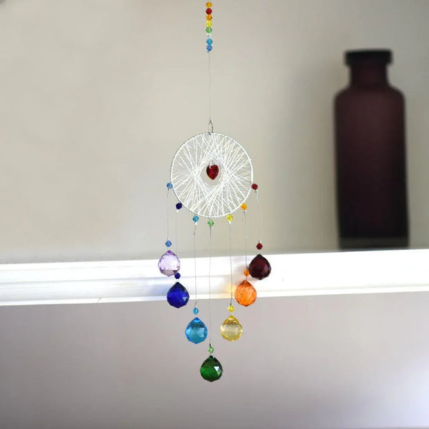 Colourful Crystal Suncatchers - Pebble Frog