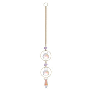 Crystal Pendant Suncatcher - Pebble Frog