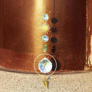 Crystal Pendant Suncatcher - Pebble Frog
