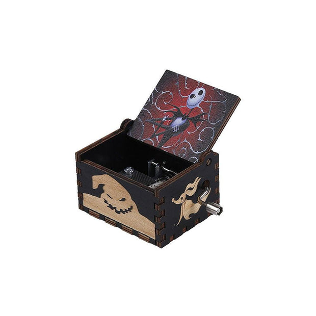 Halloween Hand Crank Music Box - Pebble Frog