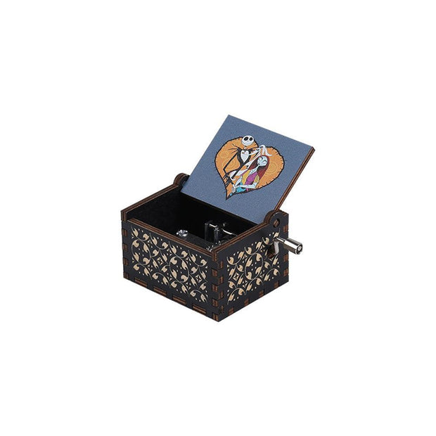 Halloween Hand Crank Music Box - Pebble Frog