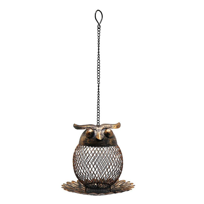 Iron Owl Bird Feeder - Pebble Frog